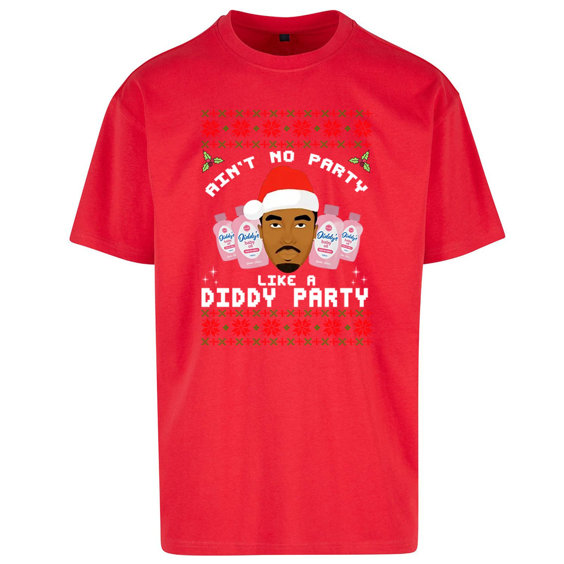 Diddy Christmas Oversized T Shirt