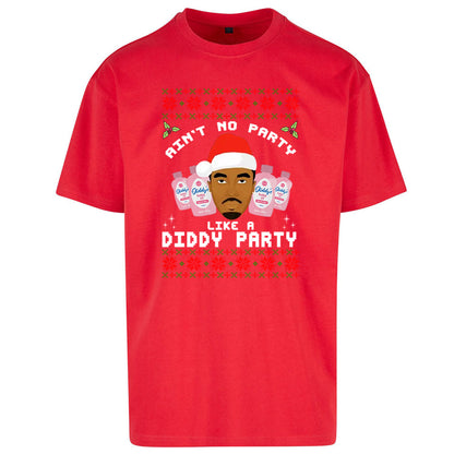 Diddy Christmas Oversized T Shirt