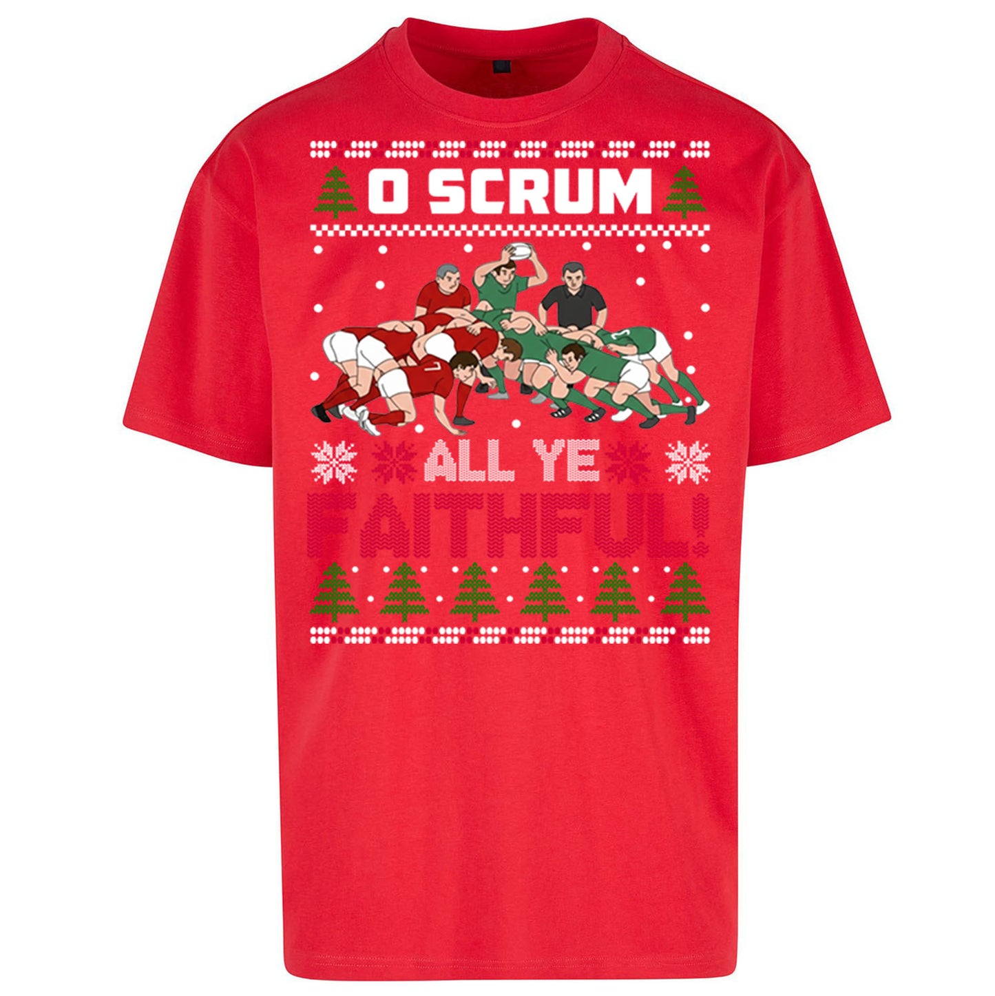 O Come All ye Faithfull Oversized T Shirt