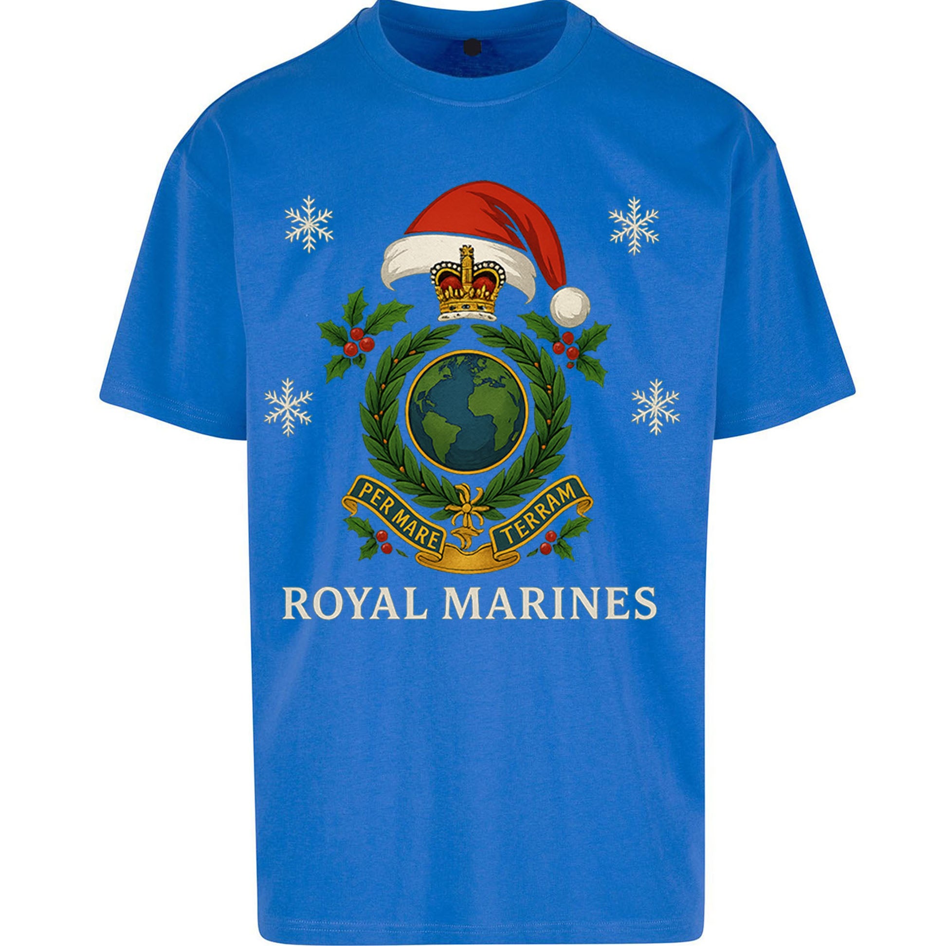 Royal Marines Christmas Oversized T Shirt