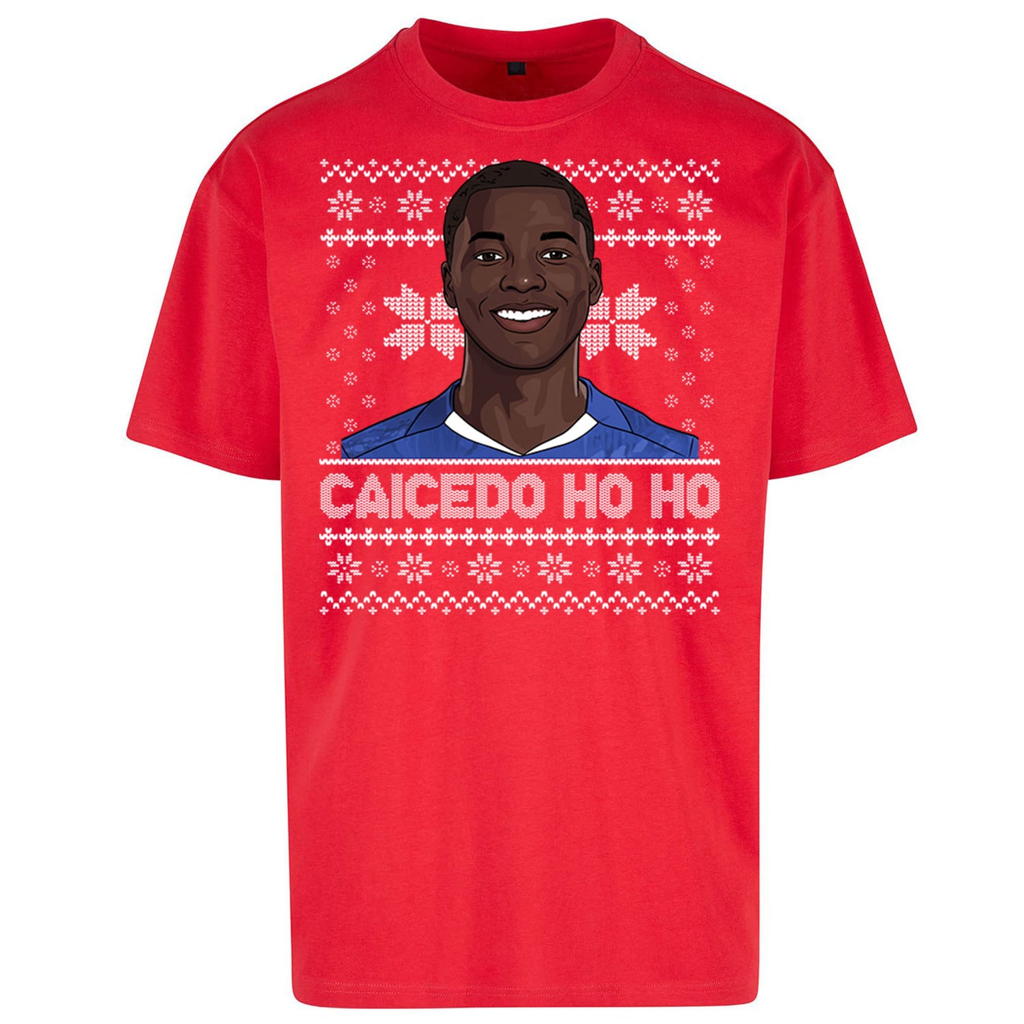 Moises Caicedo Christmas Oversized T Shirt 