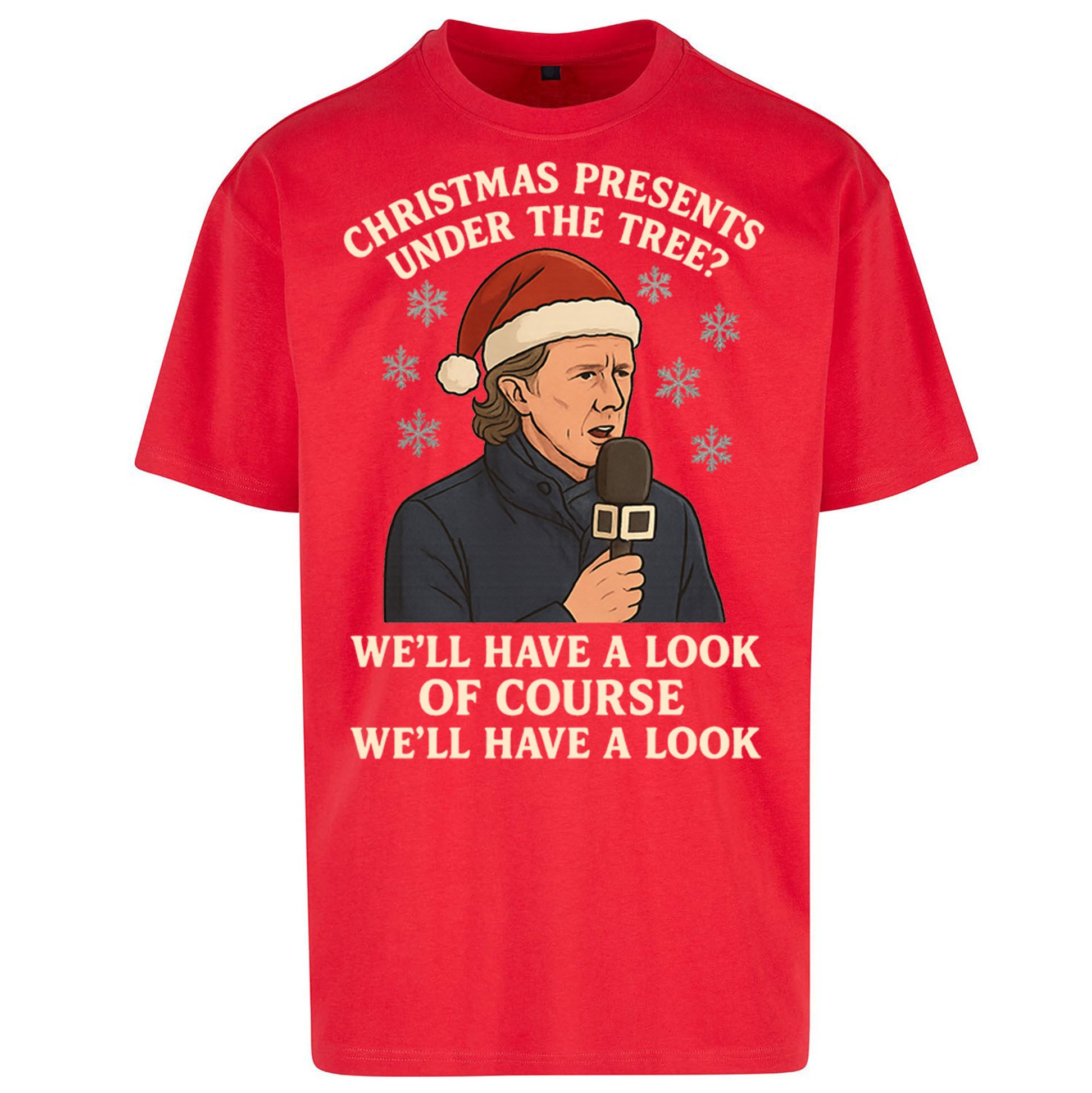 Steve McManaman Christmas Oversized T Shirt