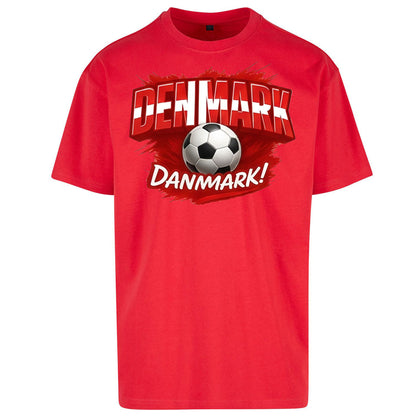 Denmark Retro World Cup Oversized T Shirt