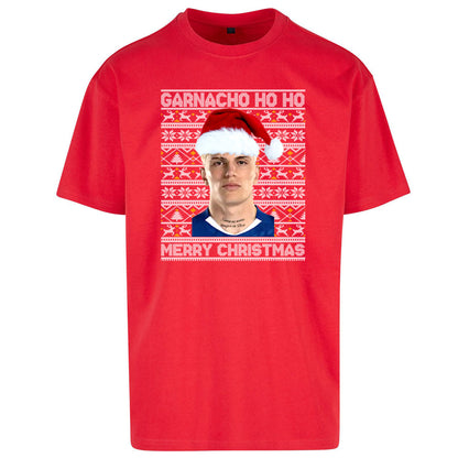 Garnacho Christmas Oversized T Shirt