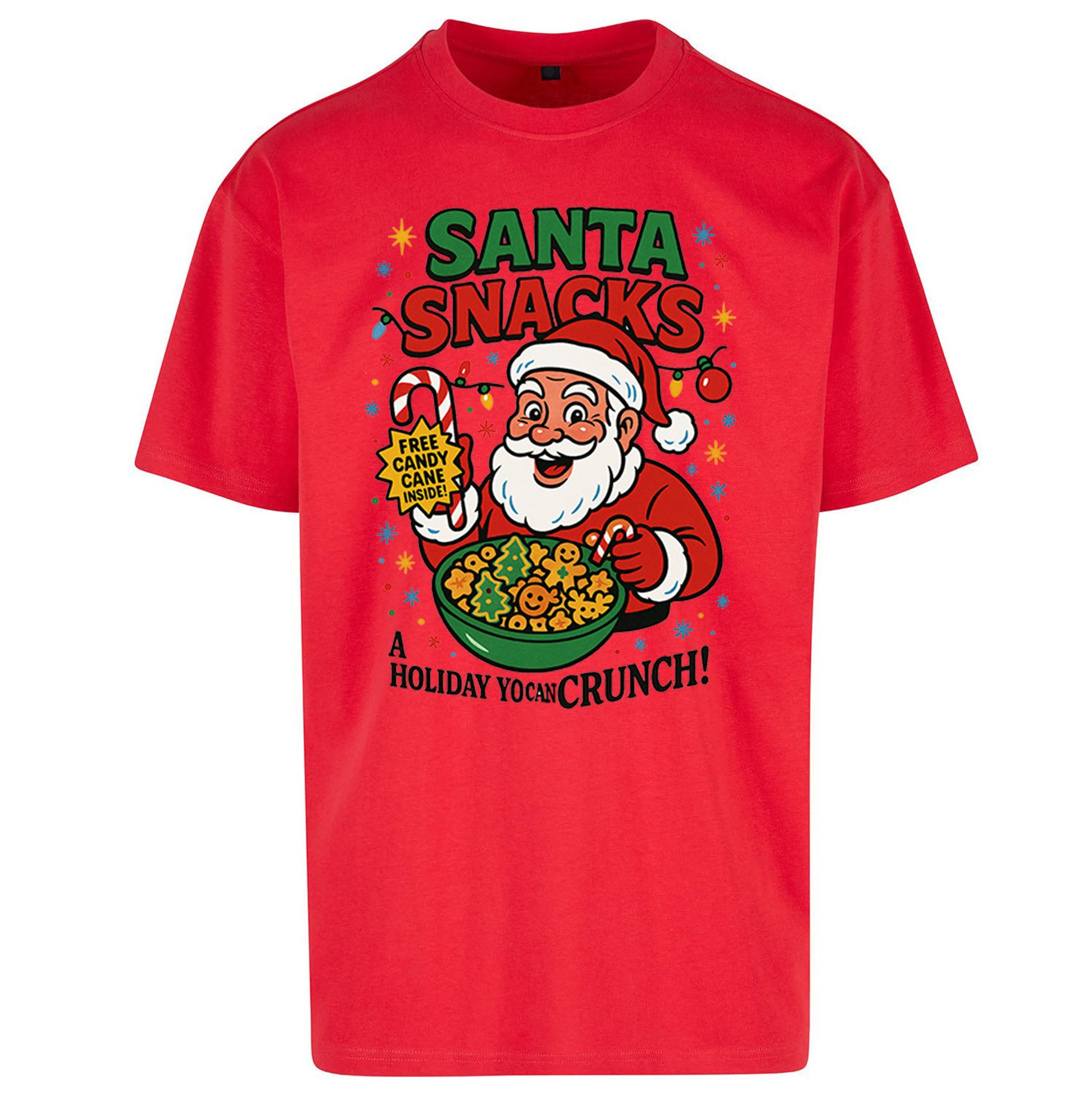 Santa Crunch Oversized T Shirt