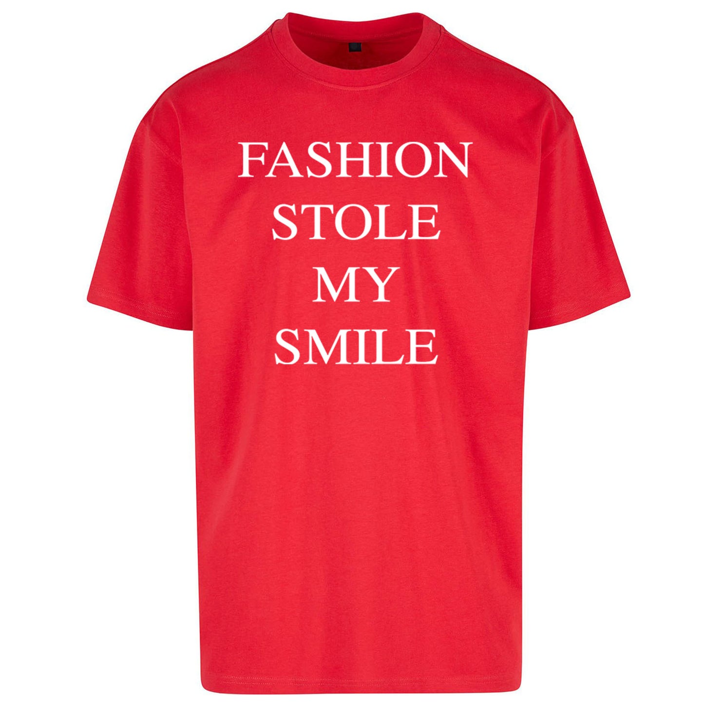 Fashion Stole My Smile Oversized T Shirt