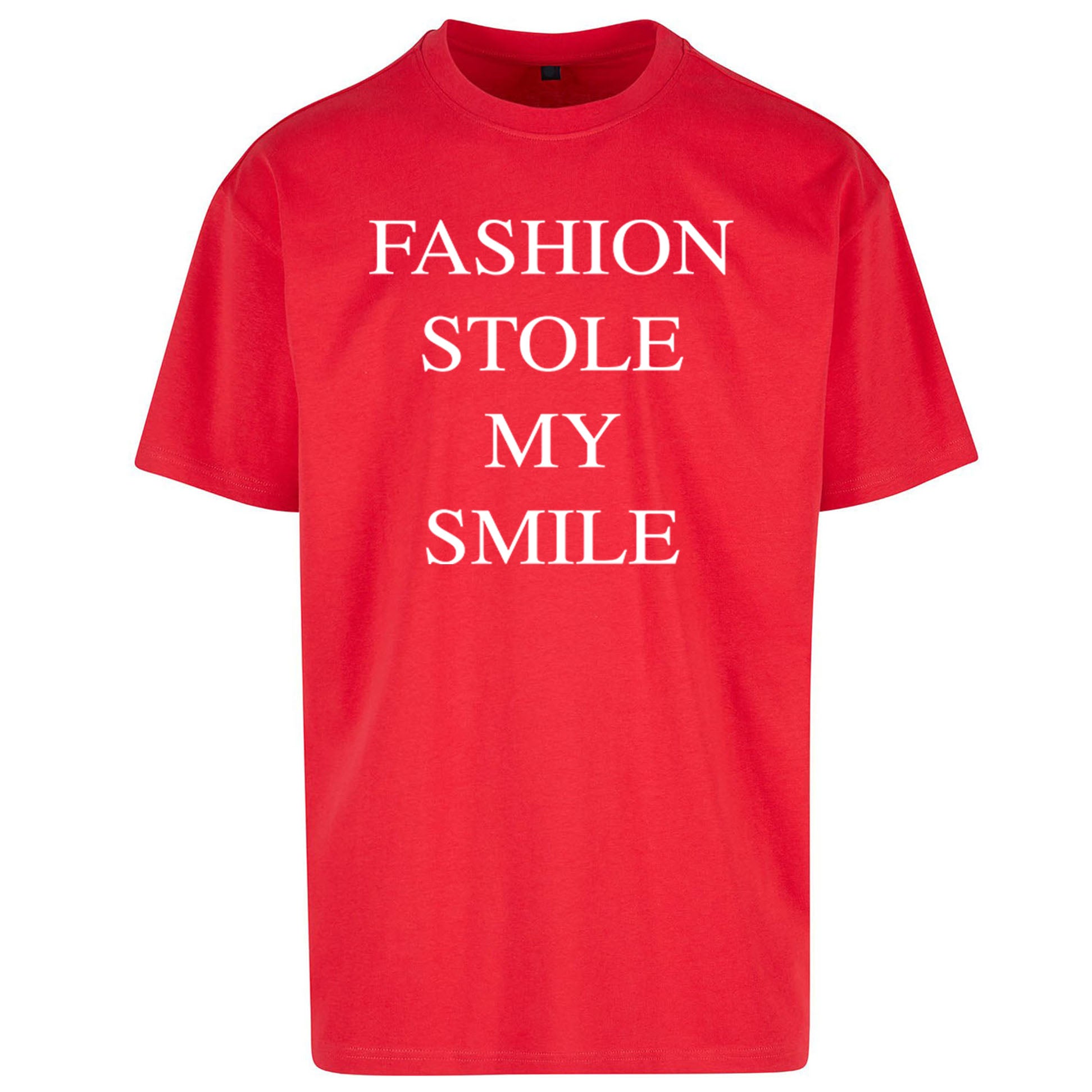 Fashion Stole My Smile Oversized T Shirt