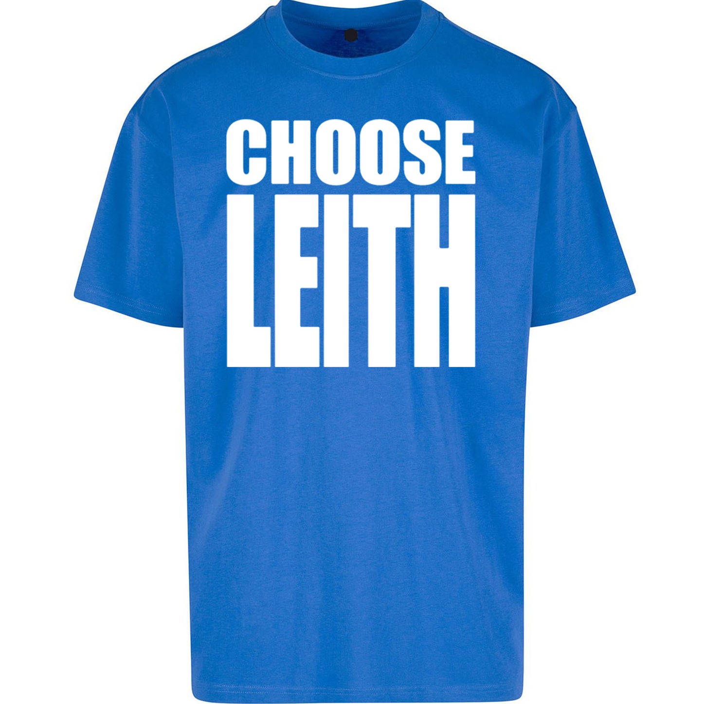 Hibs FC Choose Leith Football Oversized T Shirt
