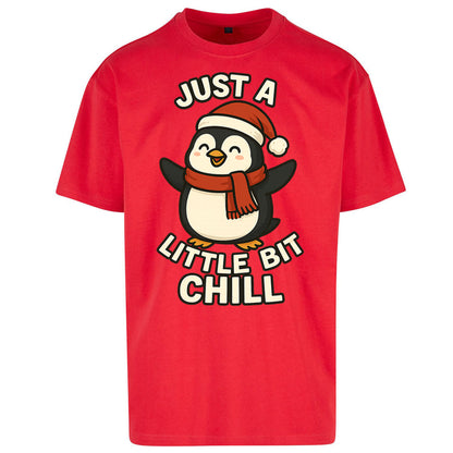Penguin Christmas Oversized T Shirt