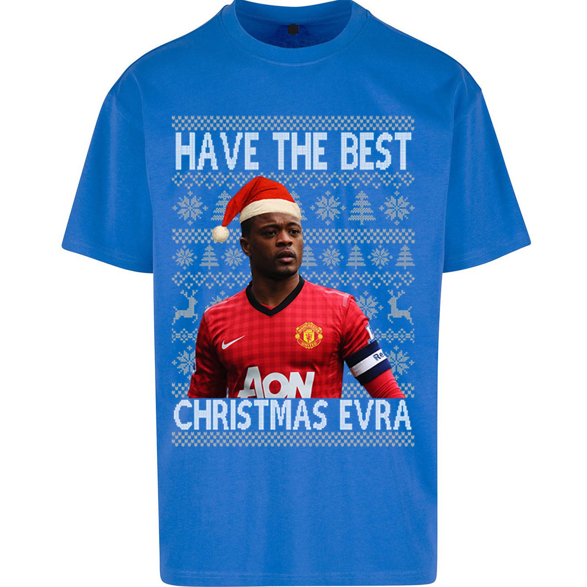 Man Utd Xmas Oversized T Shirt