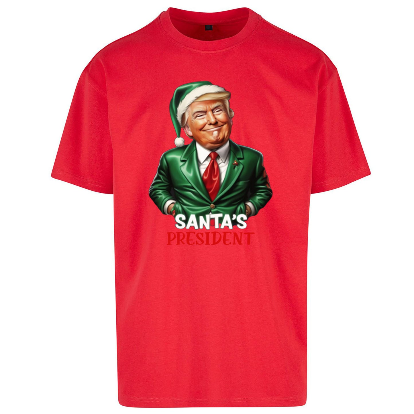 Donald Trump Christmas Oversized T Shirt