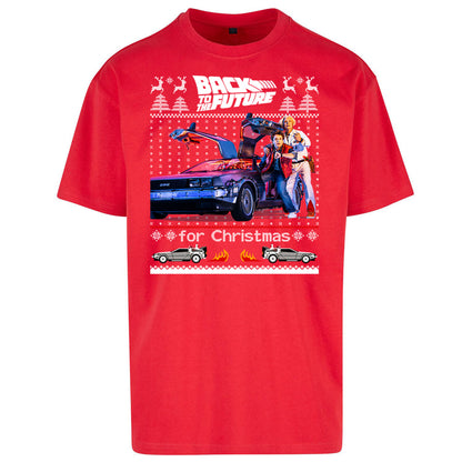 Back To The Future Christmas Oversized T Shirt