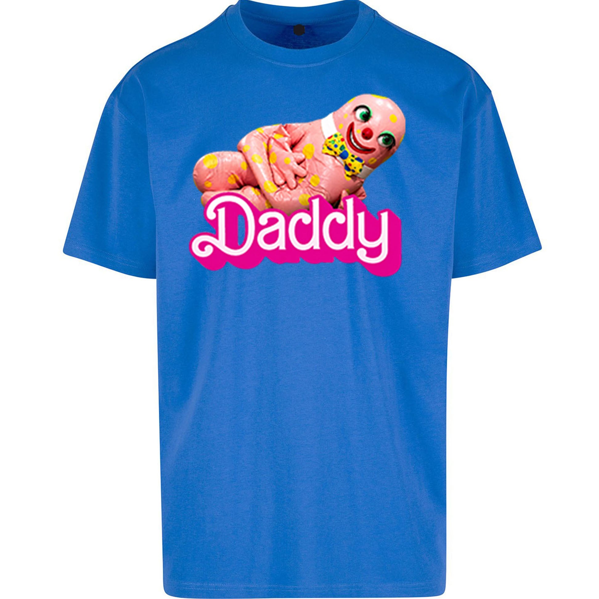 Funny Mr Blobby Daddy 90s Retro Oversized T Shirt