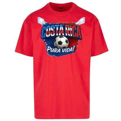 Costa Rica Retro World Cup Oversized T Shirt