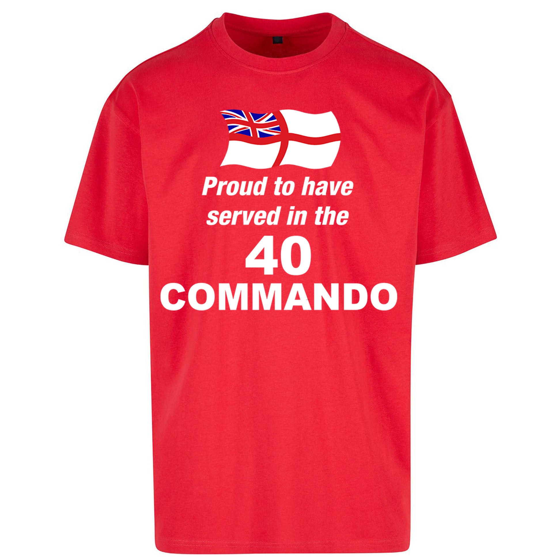 40 Commando Royal Marines Oversized T Shirt