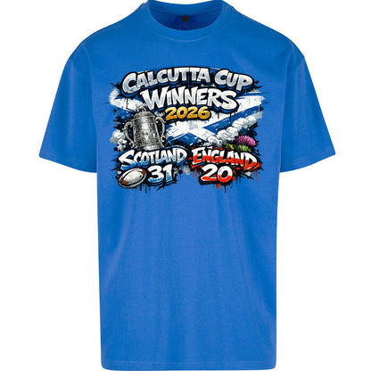 Scotland Calcutta Cup Winners 2026 Oversized T Shirt