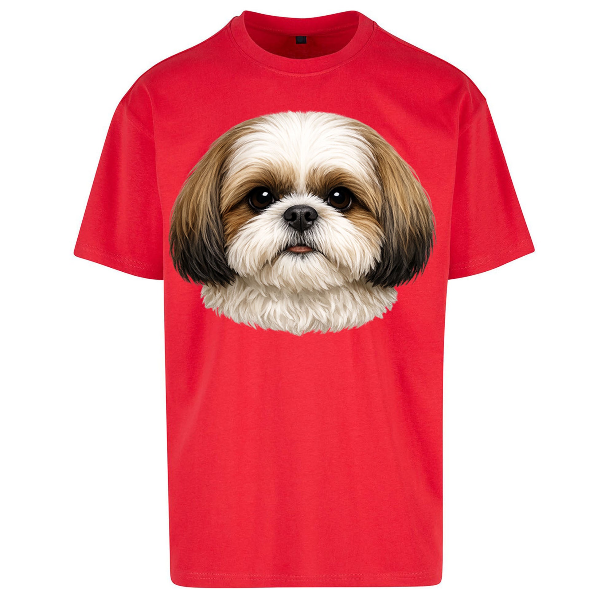 Shih Tzu Face Oversized T Shirt 