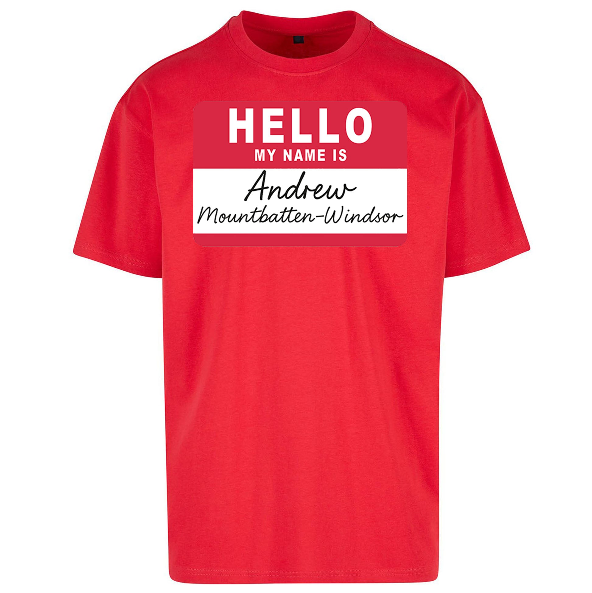 Andrew Mountbatten Windsor Oversized T Shirt