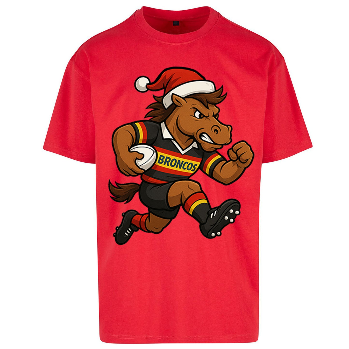 London Broncos Christmas Oversized T Shirt