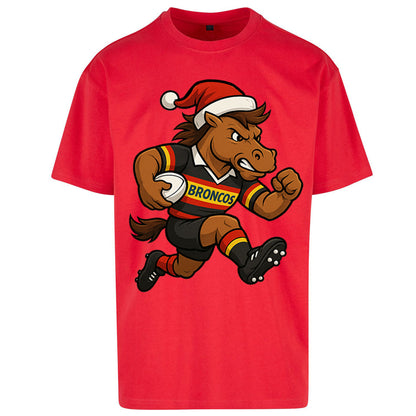 London Broncos Christmas Oversized T Shirt