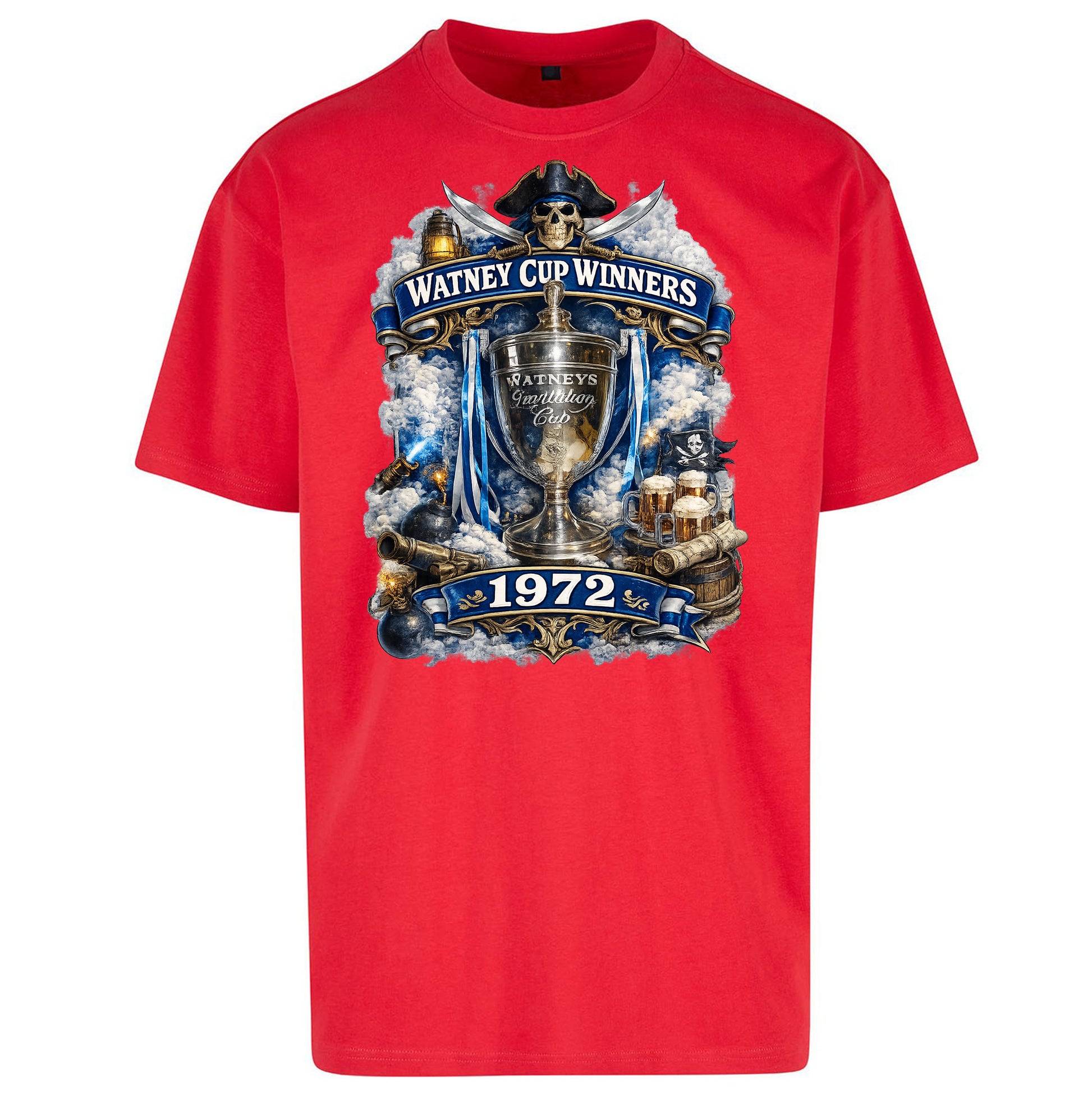 Retro Bristol Rovers Football Oversized T Shirt