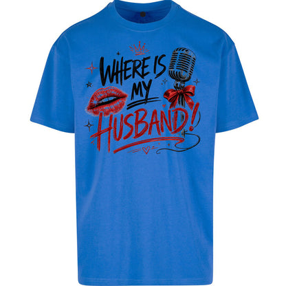 RAYE Where Is My Husband! Oversized T Shirt