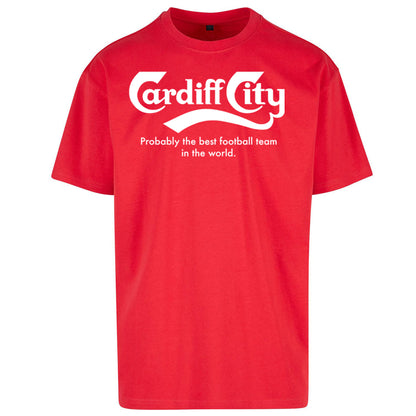 Cardiff City FC Football Oversized T Shirt 