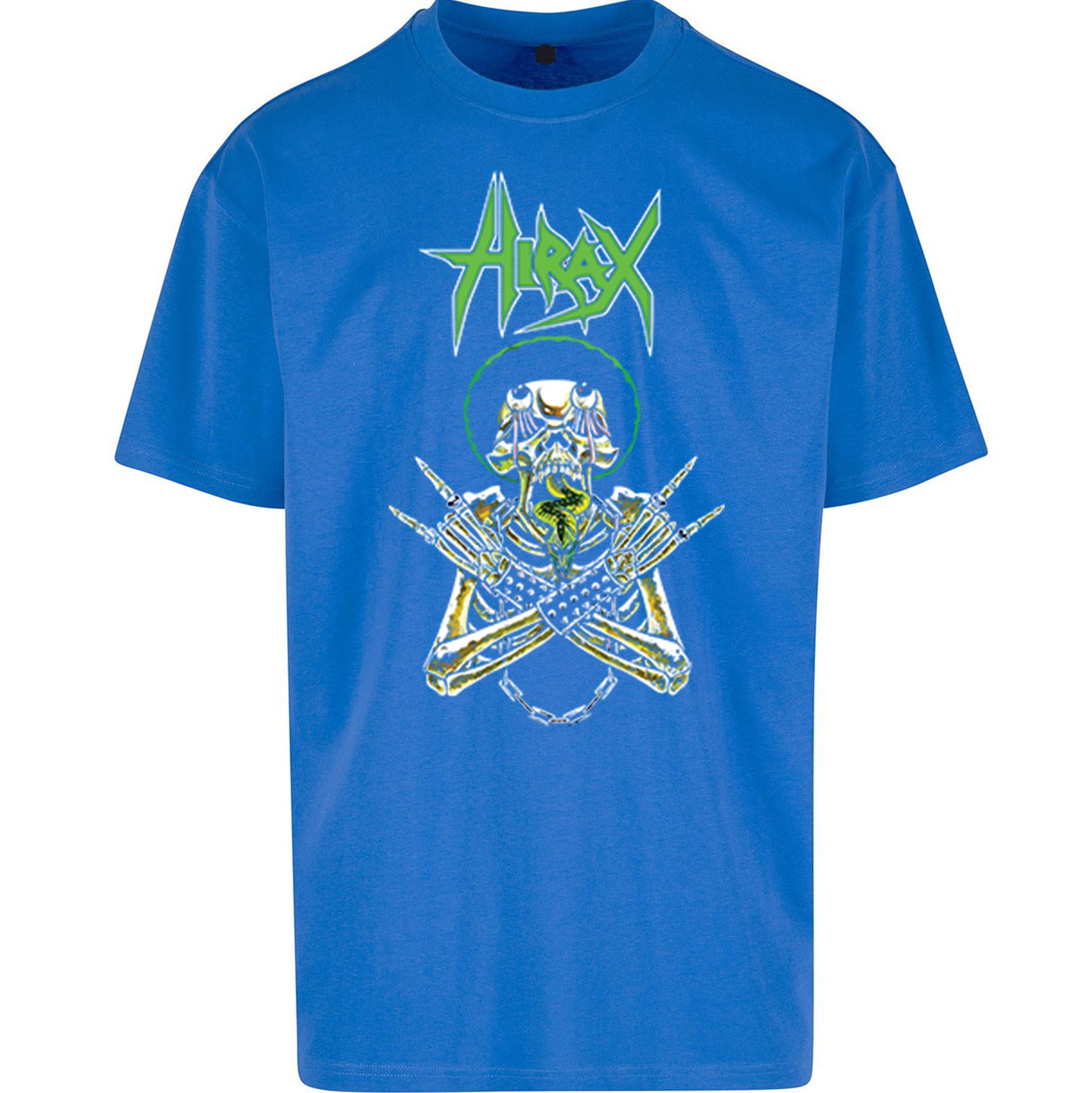 Hirax Rock Band Oversized T Shirt 