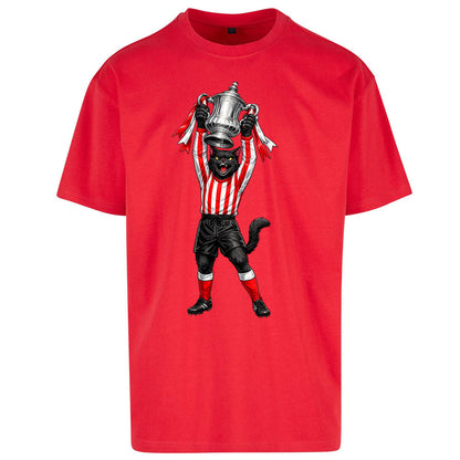 Sunderland FA Cup Winners 1972-1973 Oversized T Shirt