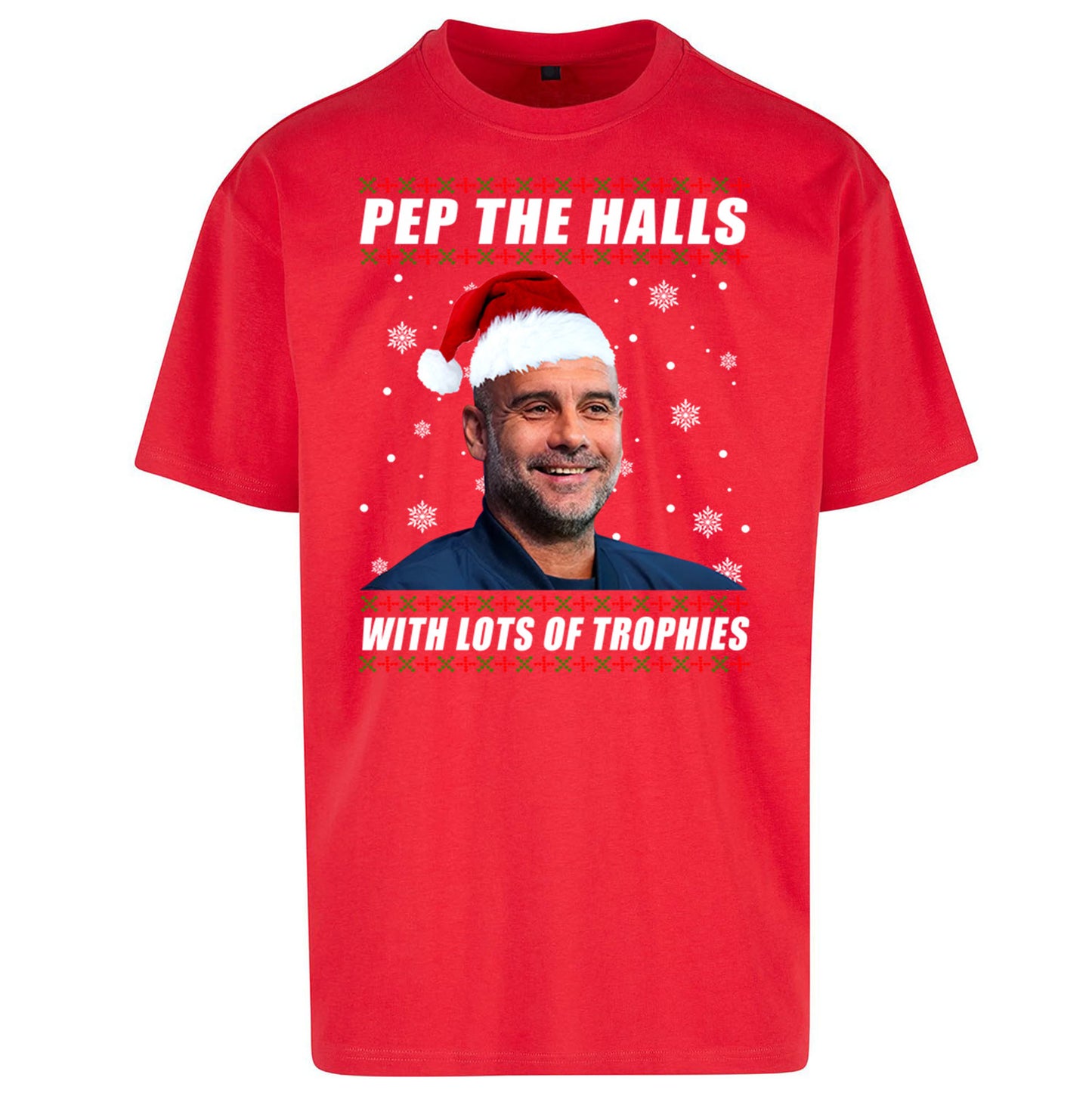 Pep Guardiola Christmas Oversized T Shirt 
