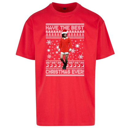 Christmas George Best Oversized T Shirt