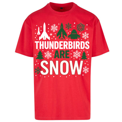 Thunderbirds Christmas Oversized T Shirt 