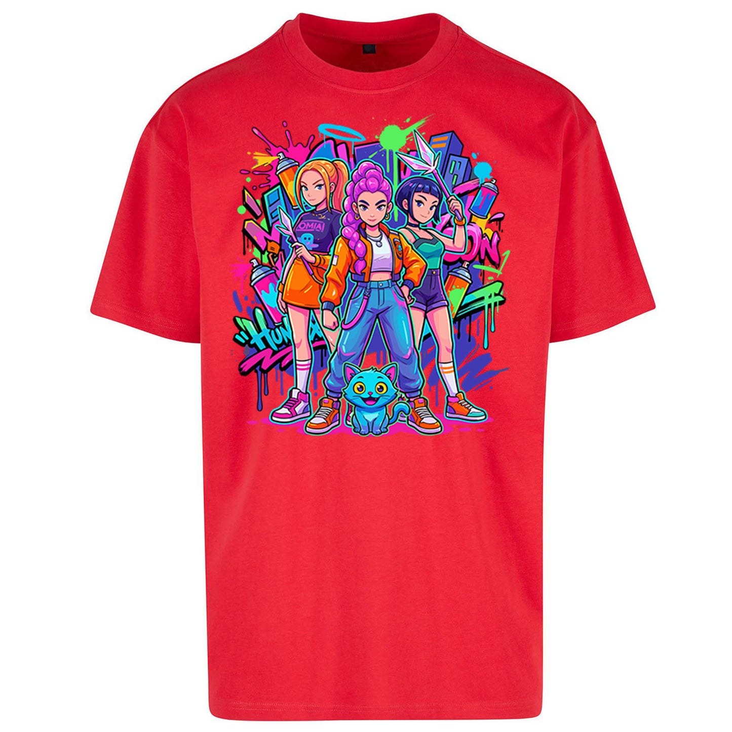 Demon Hunters Oversized T Shirt 