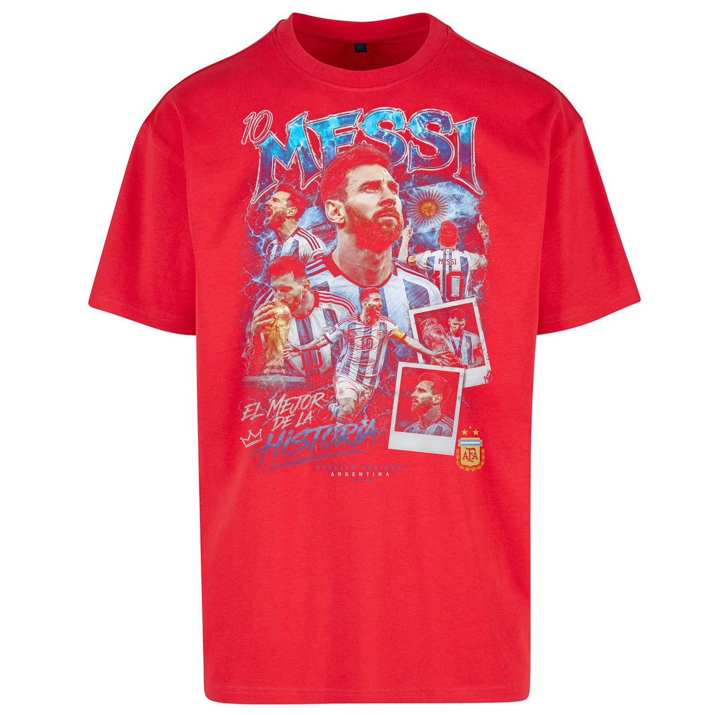10 Messi Argentina Oversized T Shirt