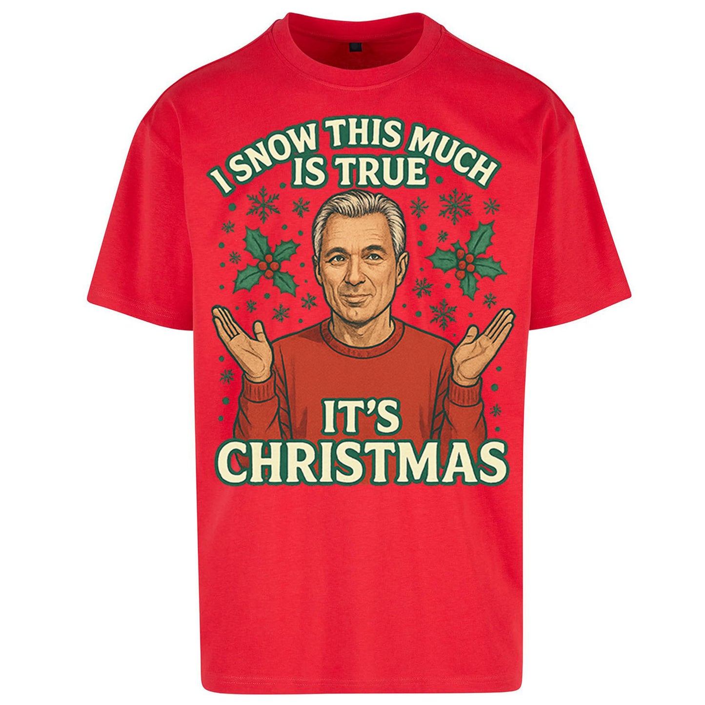 Martin Kemp Christmas Oversized T Shirt