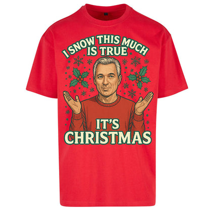 Martin Kemp Christmas Oversized T Shirt