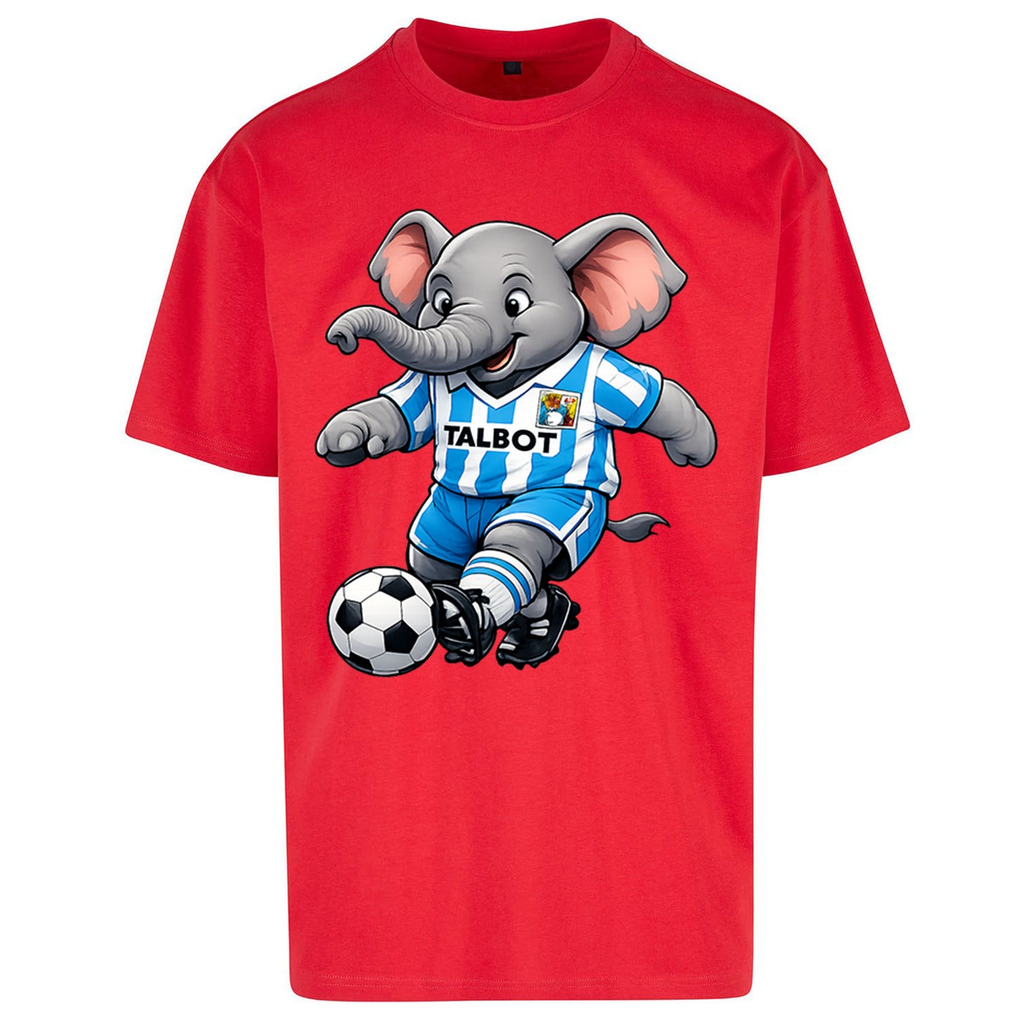Retro Coventry City Football Oversized T Shirt