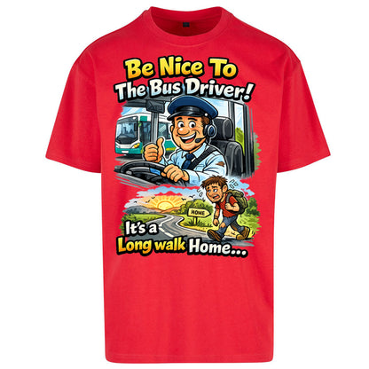 Bus Driver Oversized T Shirt
