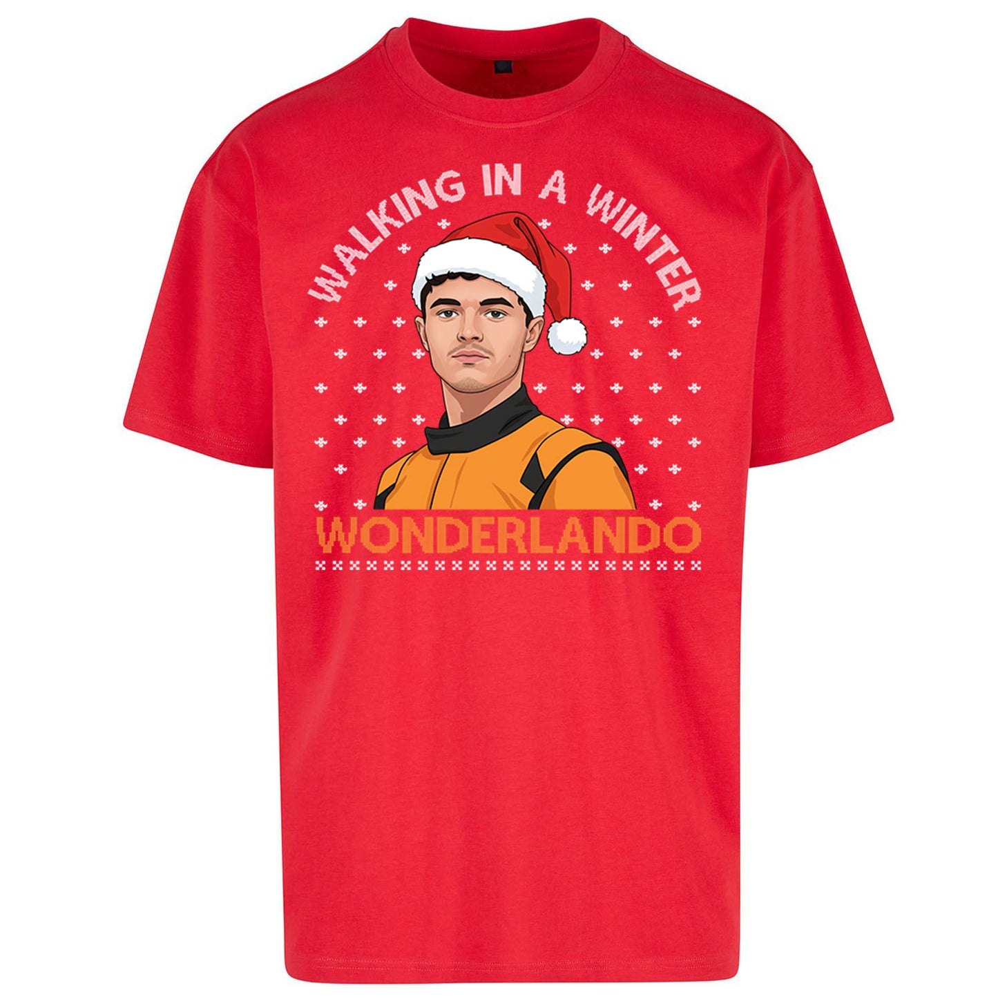 Lando Norris Christmas Oversized T Shirt 