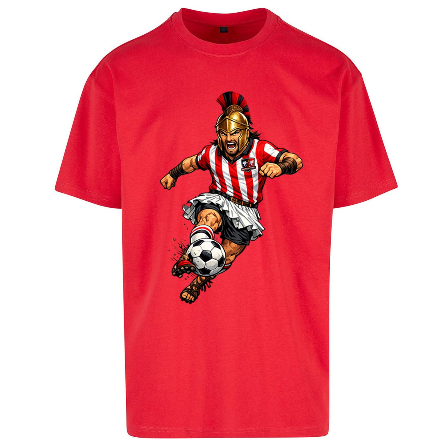 Retro Exeter City Football Oversized T Shirt