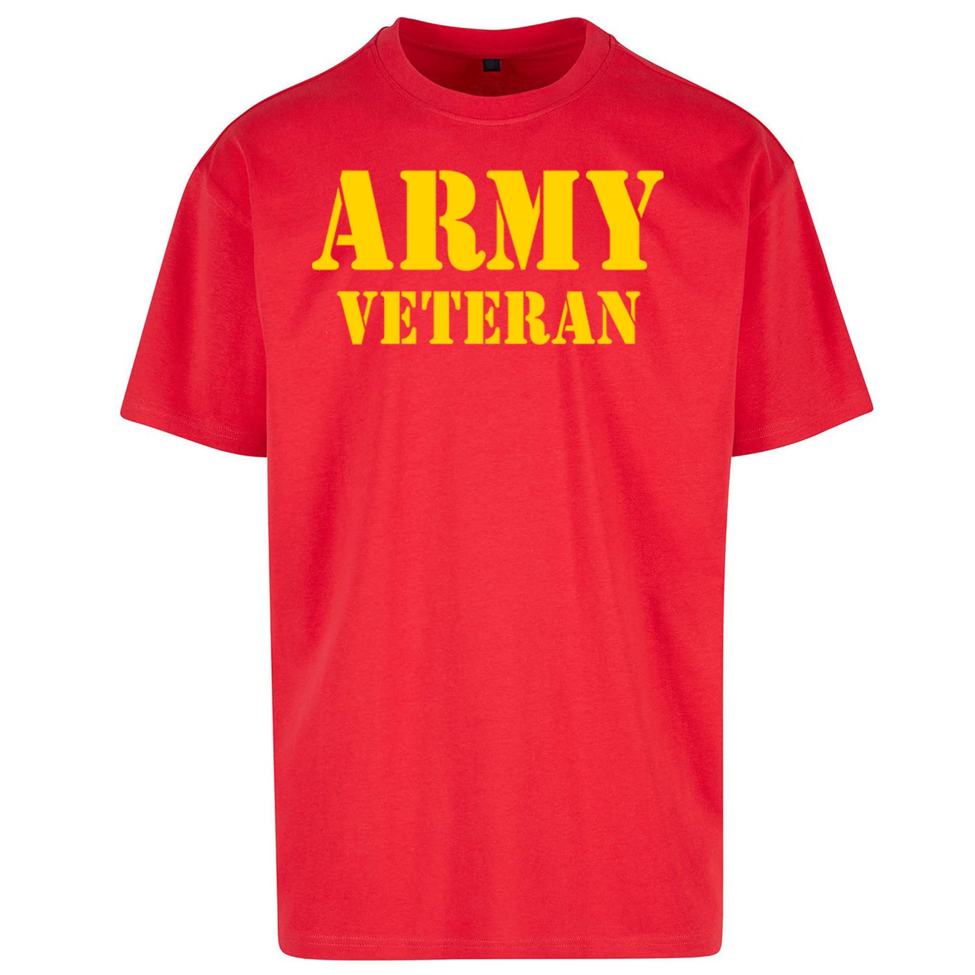 Army Veteran Oversized T Shirt
