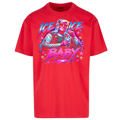 Donald Trump Ice Ice Baby Oversized T Shirt