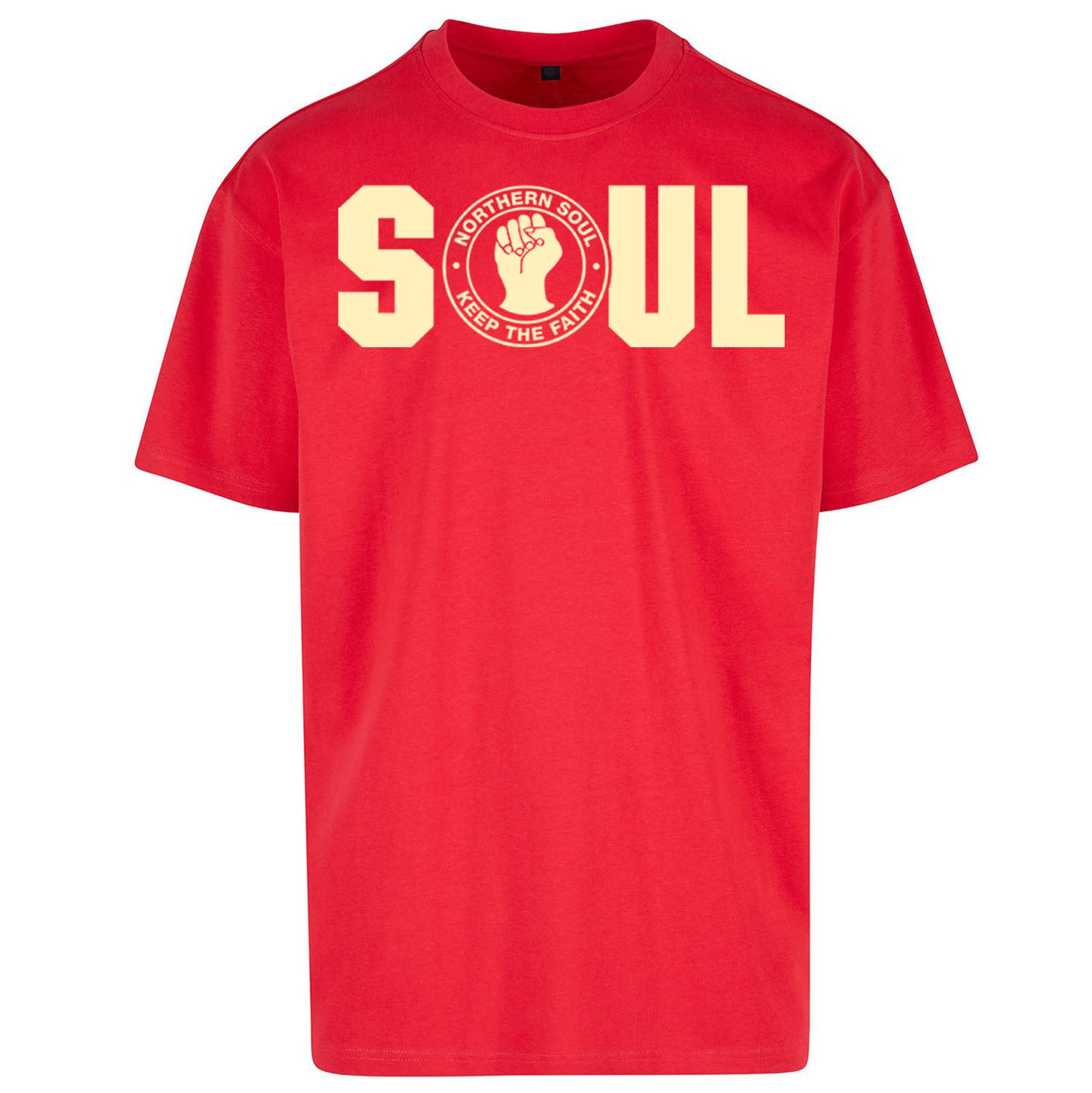 Northern Soul Keep The Faith Logo Oversized T Shirt