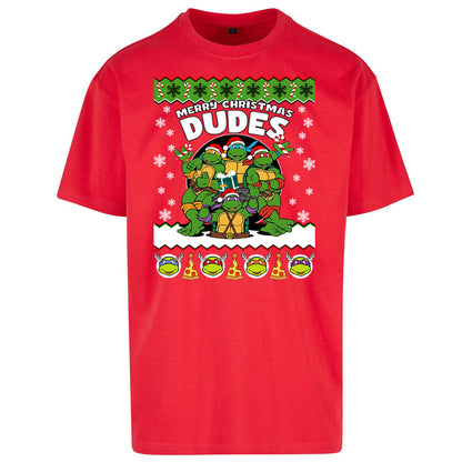Ninja Turtles Christmas Oversized T Shirt