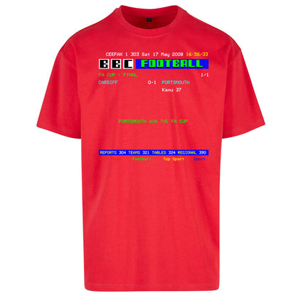 Portsmouth FA Cup Winners 2008 Oversized T Shirt