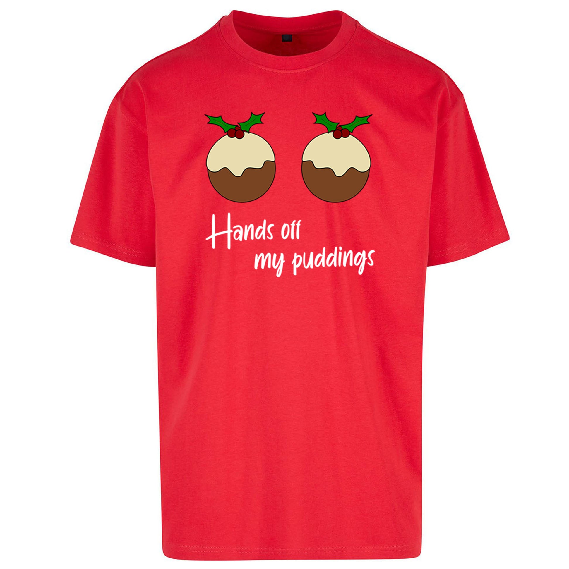Christmas Puddings Oversized T Shirt