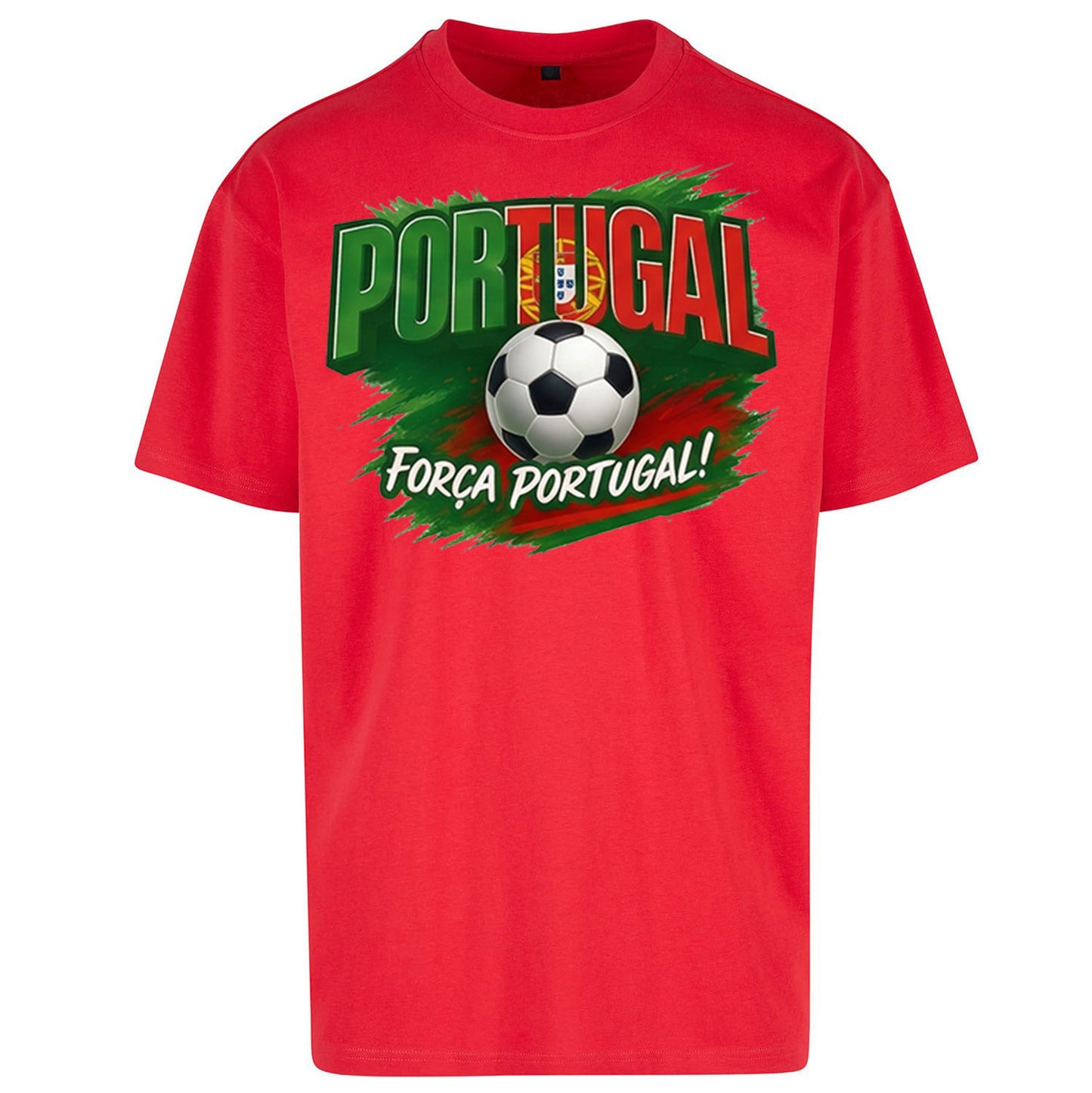 Portugal Retro World Cup Oversized T Shirt