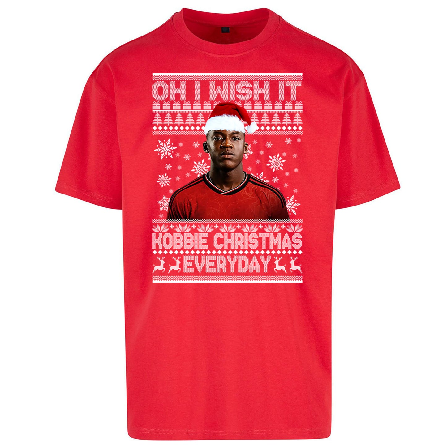 Kobbie Mainoo Christmas Oversized T Shirt