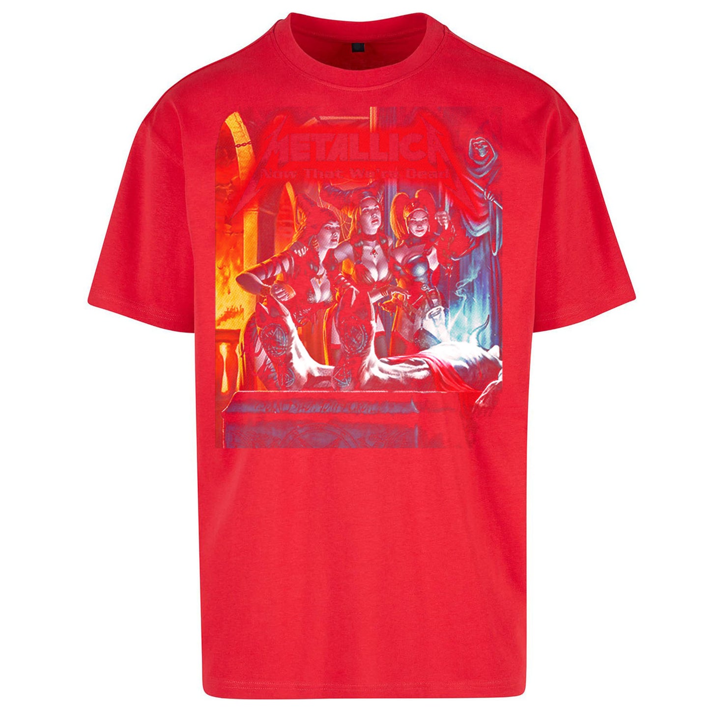 Metallica Now That Were Dead - Oversized T Shirt