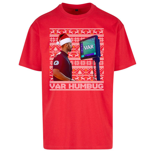 VAR Christmas Oversized T Shirt 
